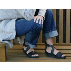 Trippen Coil Sandal in Black IT 40 / US Size 9